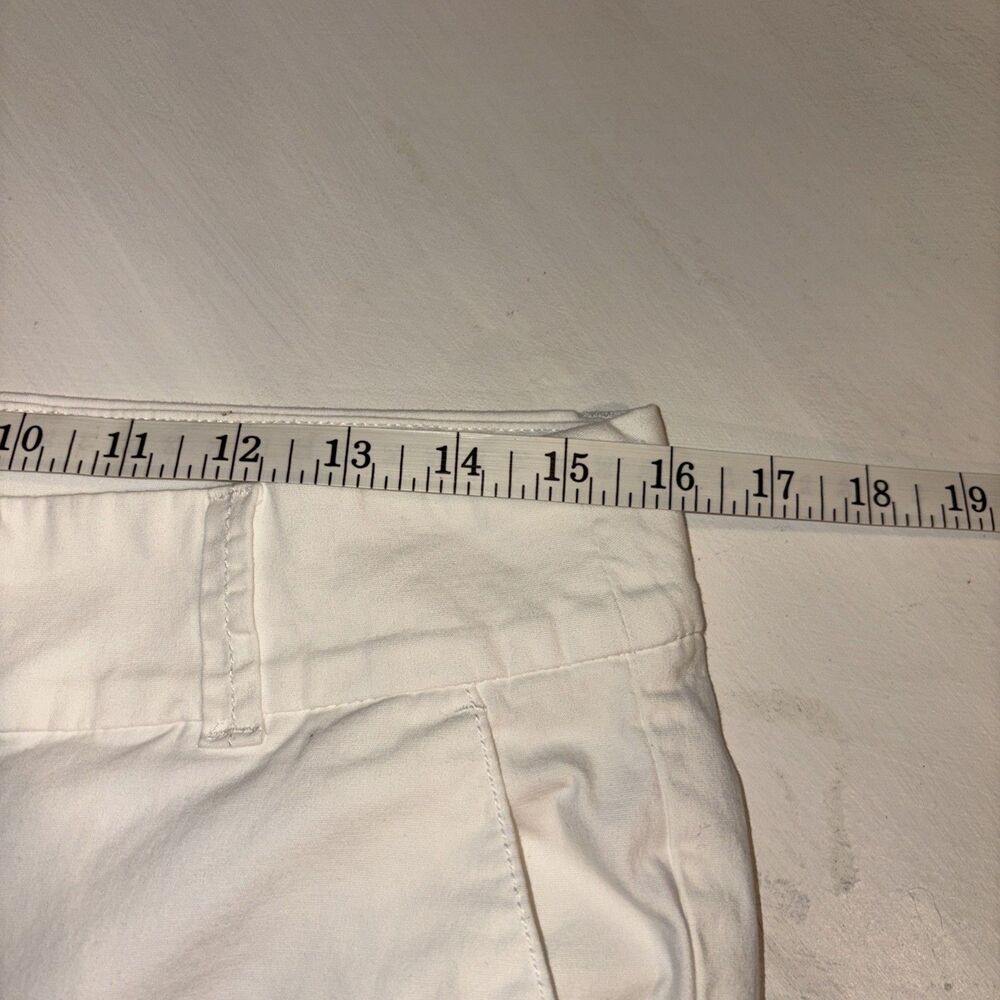 J.CREW Women's White Chino Shorts Size 6 Cotton Classic Fit Pockets - Picture 5 of 7
